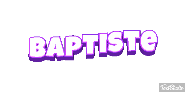 Baptiste Text effect