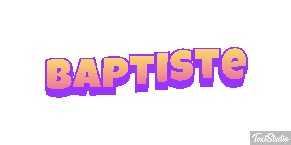 Baptiste Text effect