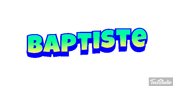 Baptiste Text effect