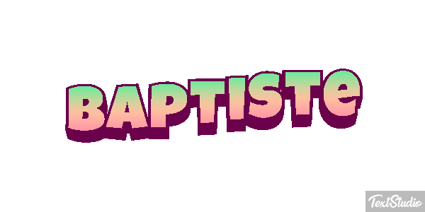 Baptiste Text effect