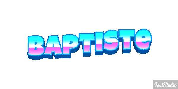 Baptiste Text effect