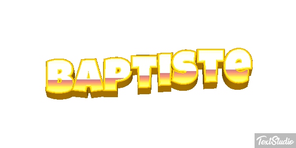 Baptiste Text effect