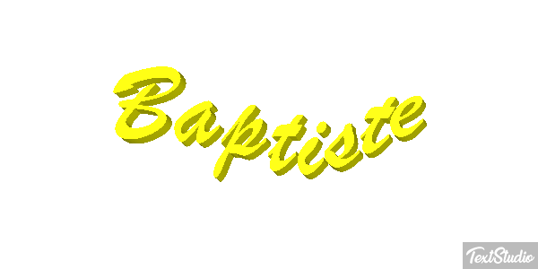 Baptiste Text effect