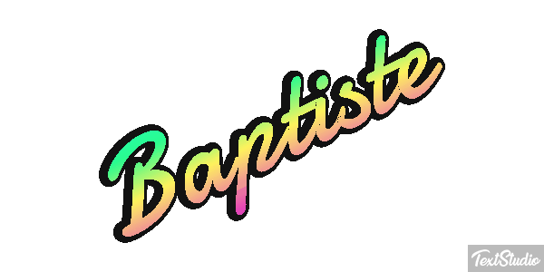 Baptiste Text effect