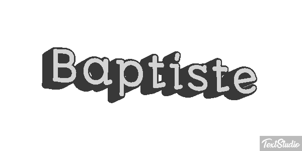 Baptiste Text effect