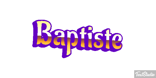 Baptiste Text effect