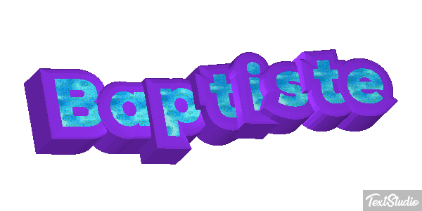Baptiste Text effect
