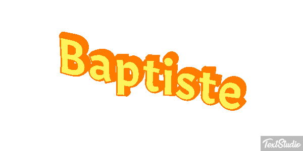 Baptiste Text effect