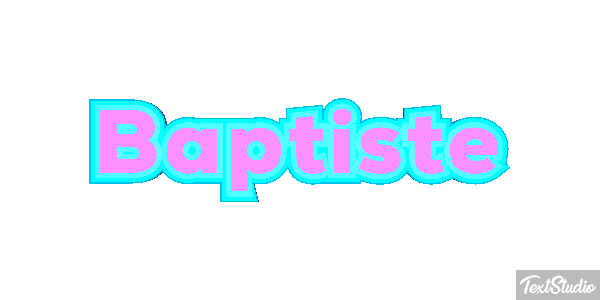 Baptiste Text effect