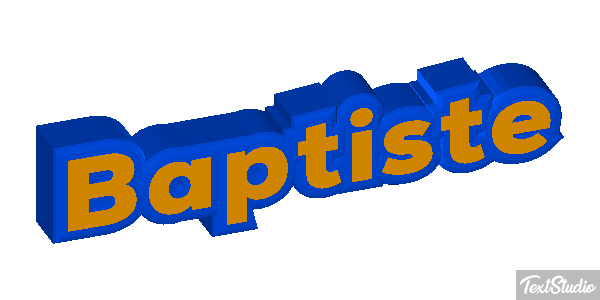 Baptiste Text effect