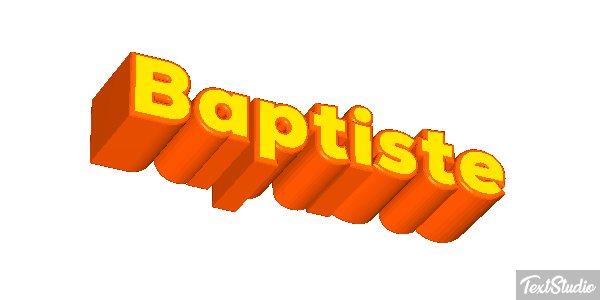 Baptiste Text effect