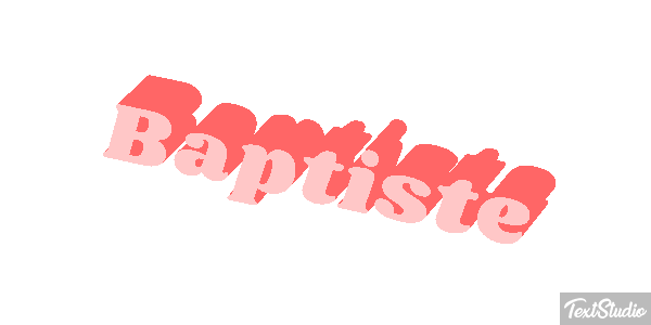 Baptiste Text effect
