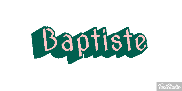 Baptiste Text effect