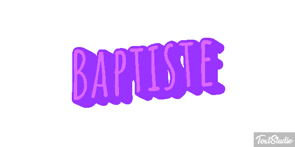 Baptiste Text effect