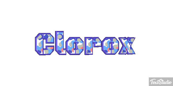 Clorox Text effect