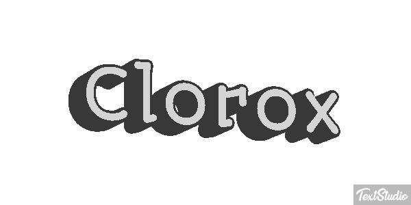 Clorox Text effect