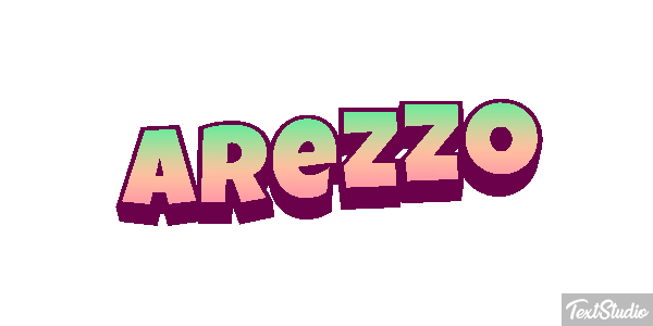 Arezzo Efeito do texto