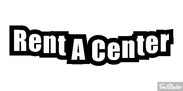 Rent A Center Text effect