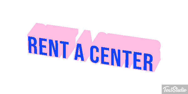 Rent A Center Text effect