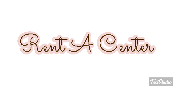 Rent A Center Text effect