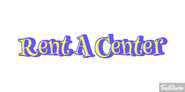 Rent A Center Text effect