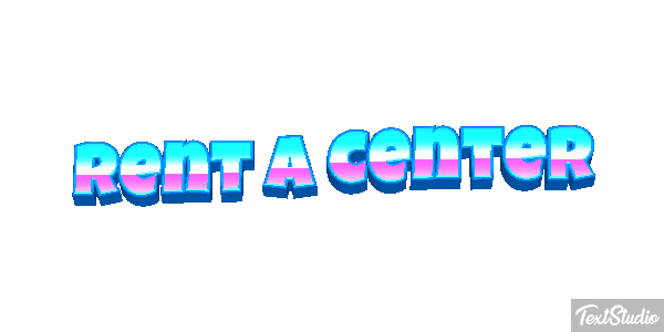 Rent A Center Text effect