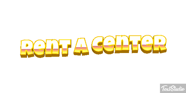 Rent A Center Text effect