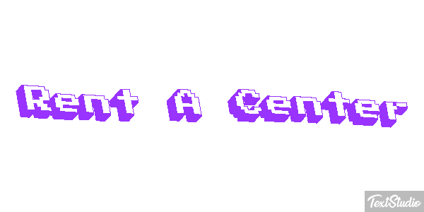 Rent A Center Text effect