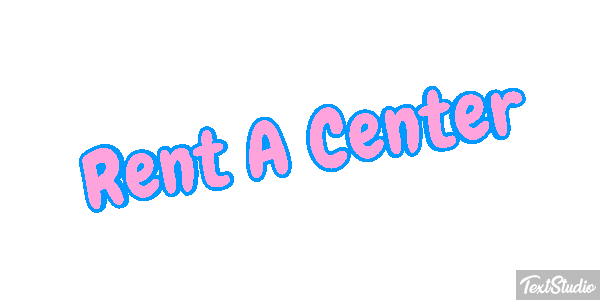 Rent A Center Text effect