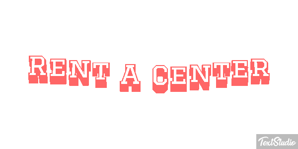 Rent A Center Text effect