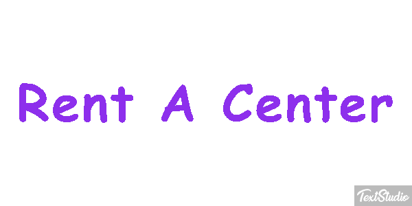 Rent A Center Text effect