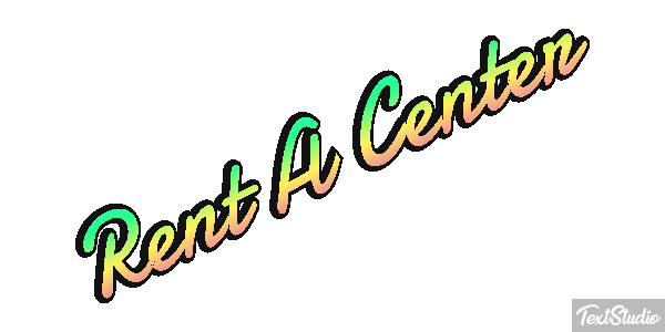 Rent A Center Text effect