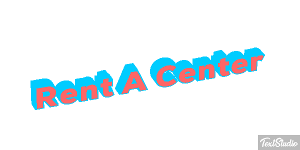 Rent A Center Text effect