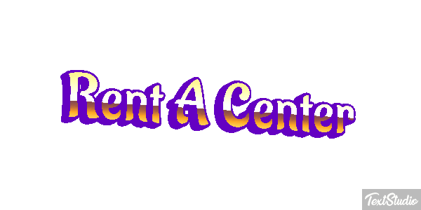 Rent A Center Text effect