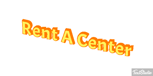 Rent A Center Text effect