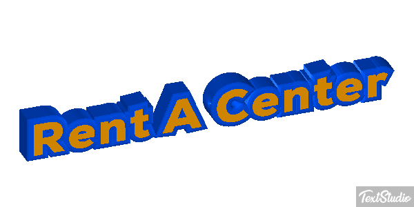 Rent A Center Text effect