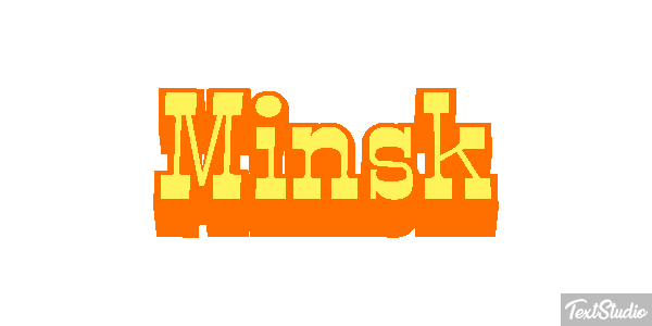 Minsk Effetto testo