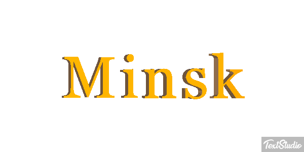 Minsk Effetto testo
