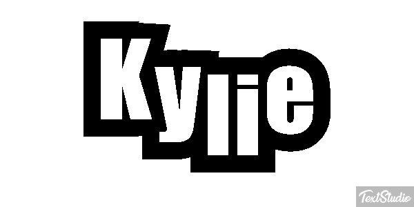 Kylie Efekt tekstowy
