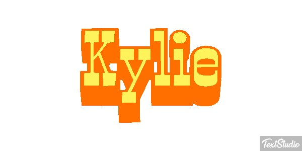 Kylie Efekt tekstowy