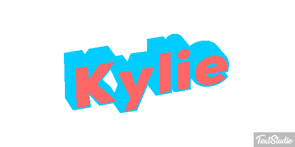 Kylie Efekt tekstowy