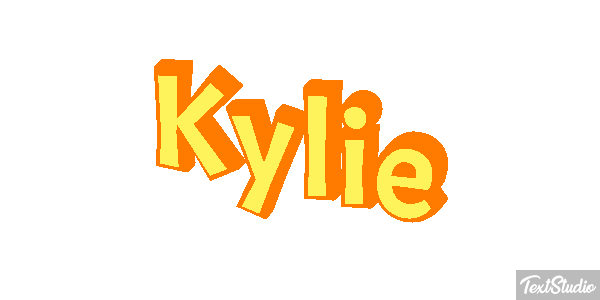 Kylie Efekt tekstowy