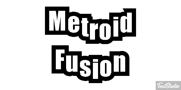 Metroid Fusion Efecto de texto