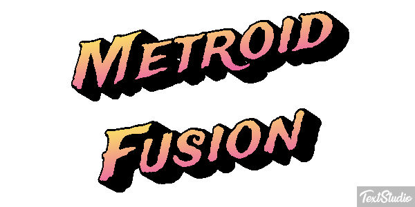 Metroid Fusion Efecto de texto