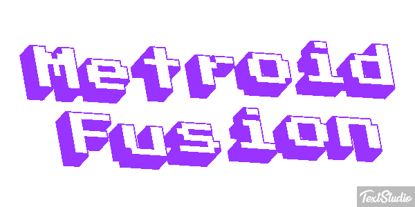 Metroid Fusion Efecto de texto