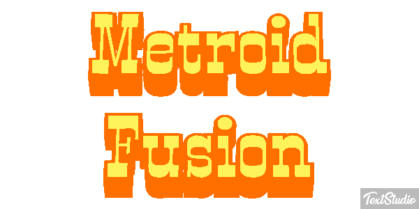 Metroid Fusion Efecto de texto