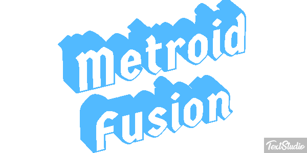 Metroid Fusion Efecto de texto