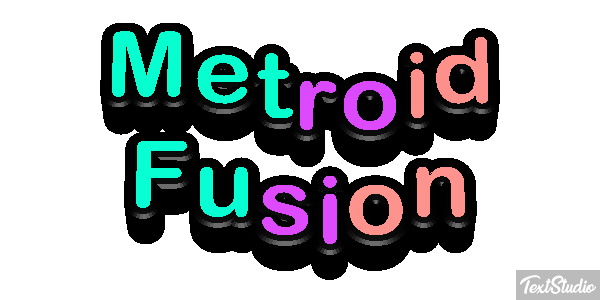 Metroid Fusion Efecto de texto