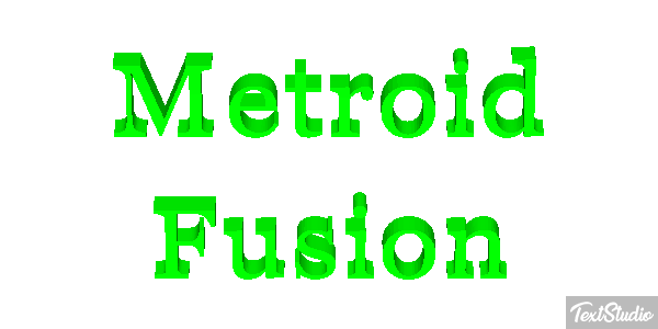 Metroid Fusion Efecto de texto