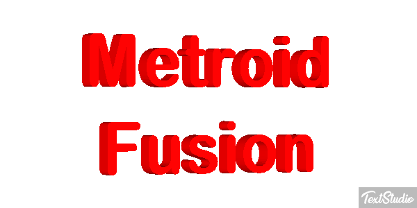 Metroid Fusion Efecto de texto